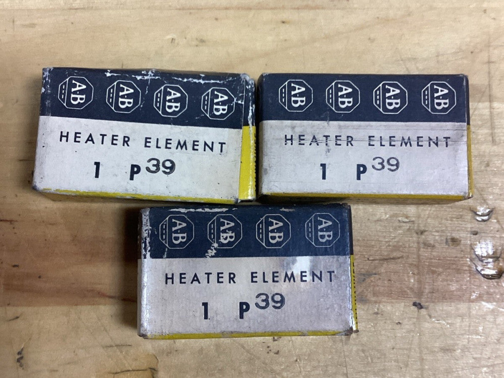 Allen Bradley P39 Heater Element Lot Of 3. F6