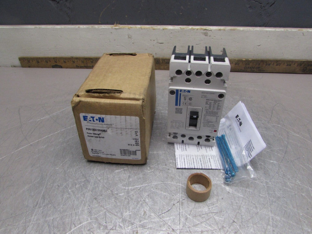 NEW! EATON PDG13G0125KNSJ , MOLDED CASE SWITCH , 3P/125A/480V,  NEW! MAKE OFFER!