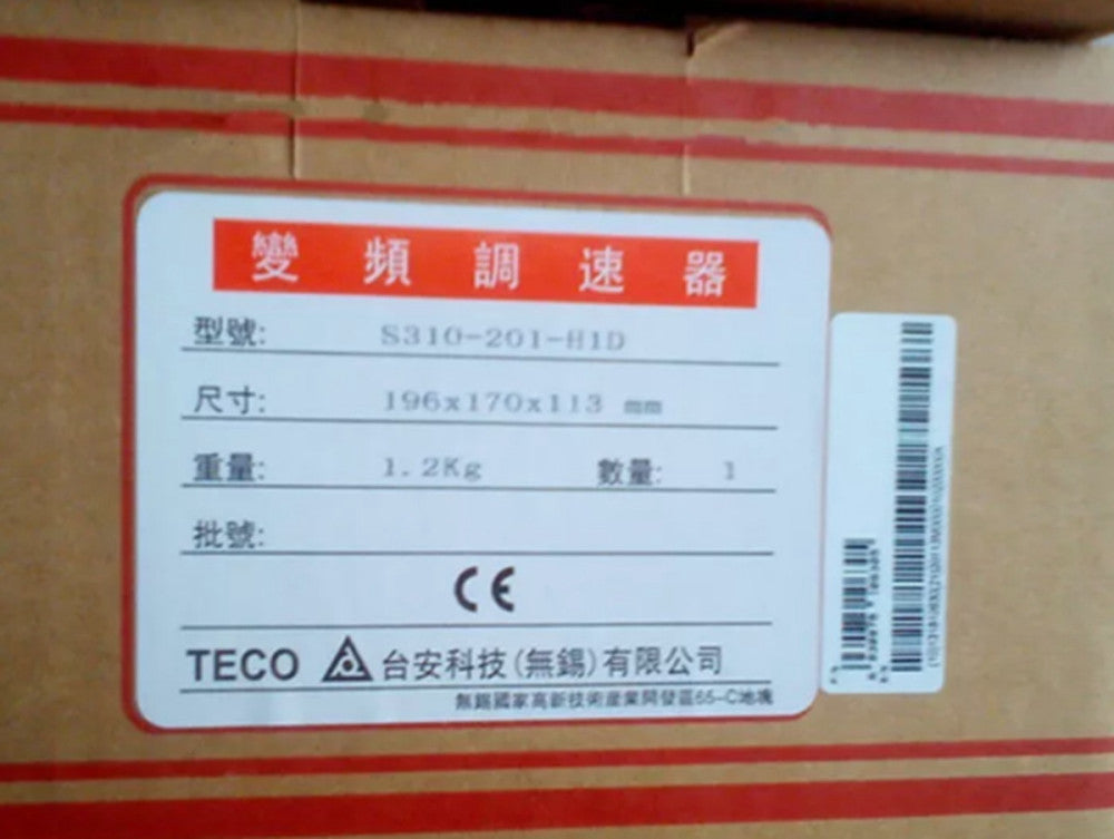 One Brand New TECO 750W 220V Servo Motor Driver S310-201-H1D 1HP