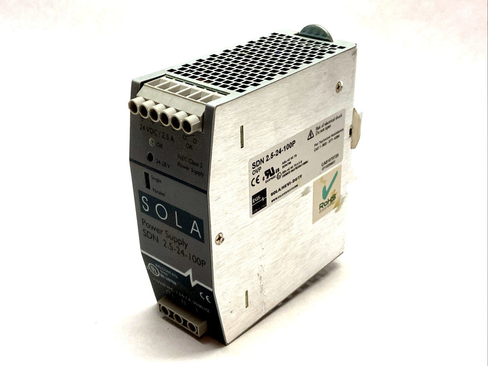 SolaHD SDN2.5-24-100P  Power Supply AC-DC 24V 2.5A 85-132/176-264V