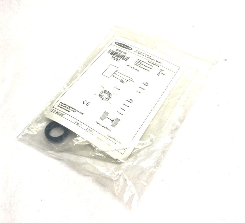 Banner QS186LEQ8 WORLD-BEAM Class 1 Photoelectric Laser Sensor, 70253