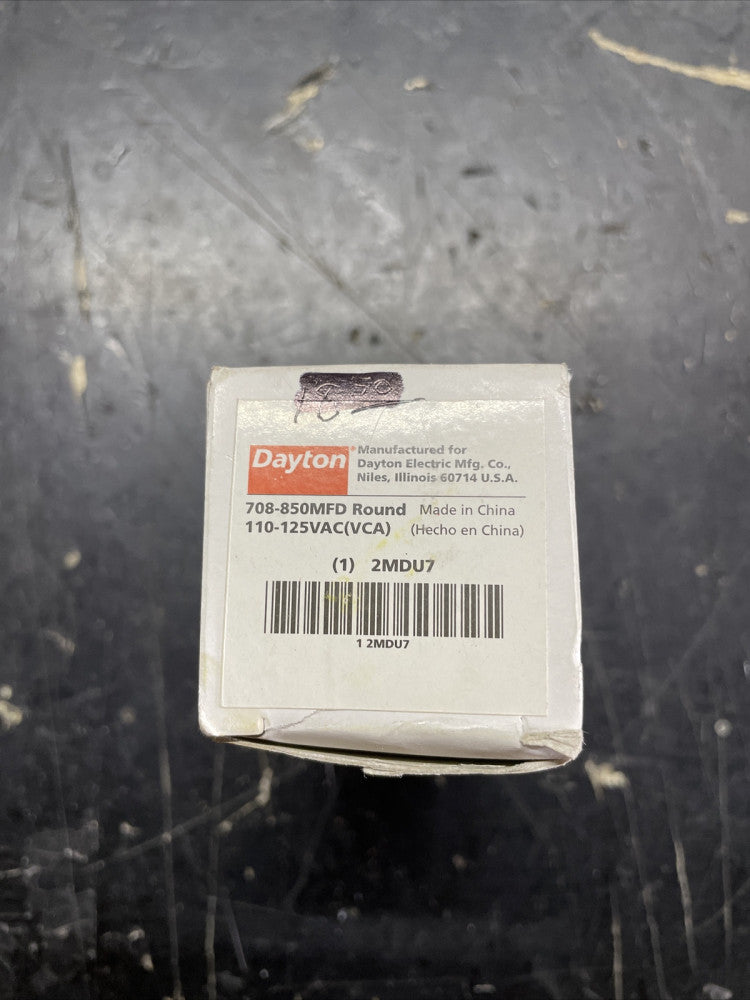 New Old Stock! Dayton 2MDU7 Motor Start Capacitor 110-125V
