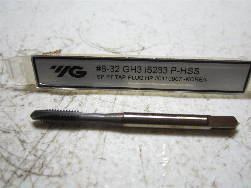 YG-1 (I5283) #8-32 GH3 HSS 3 Flute Spiral Point Plug Tap