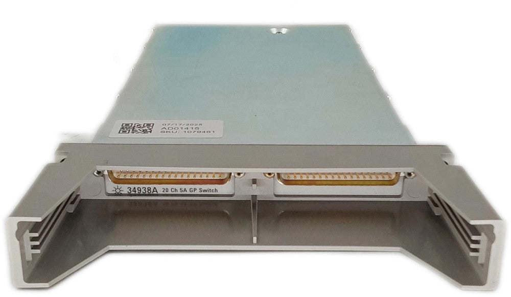 Keysight 34938A 20-Channel 5A Form A Switch Module Tested