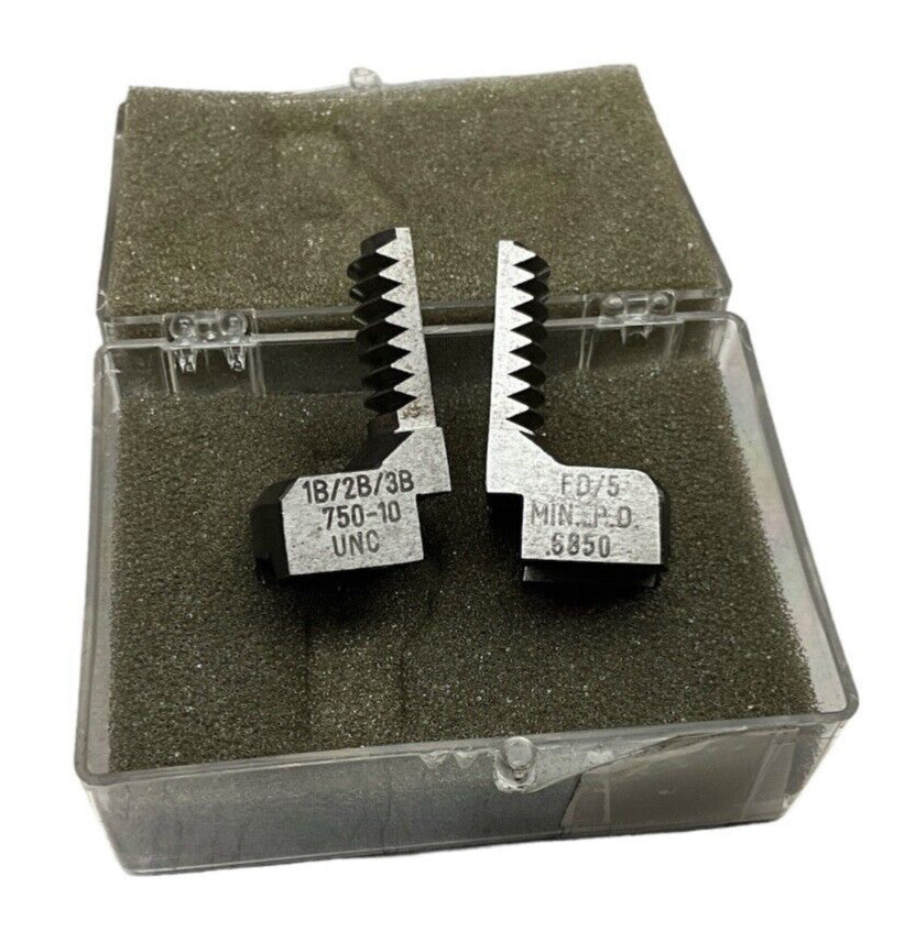 JOHNSON GAGE  .750-10 UNC  .6850  FD/5  Thread Gage / Comparator Segments
