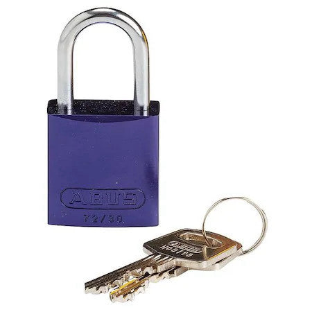 Brady Cpal-Prp-25St-Kd Lockout Padlock, Kd, Purple, 1-7/16"H