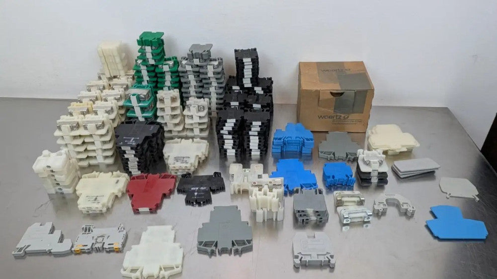 Allen-Bradley Large Lot of Terminal Blocks Woertz 10 lbs
