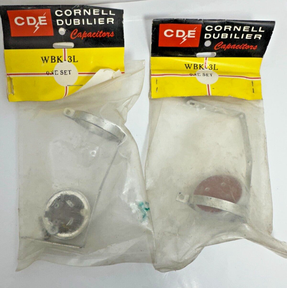 (Lot of 2) Cornell Dublier WBK-3L Capacitor Hardware