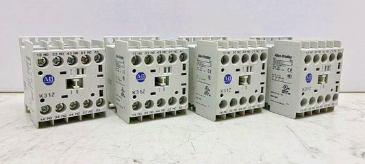 4 Pack Allen Bradley 700-K31Z-* Ser A Control Relay 4 Pole 3NO-1NC  24 Vdc