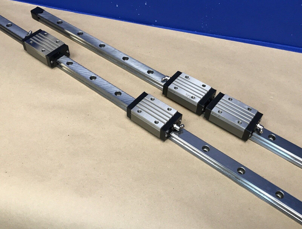 MISUMI SXR 33 Low Profile Linear Guide Assembly, 34-1/4”L with (2) STD Carriages