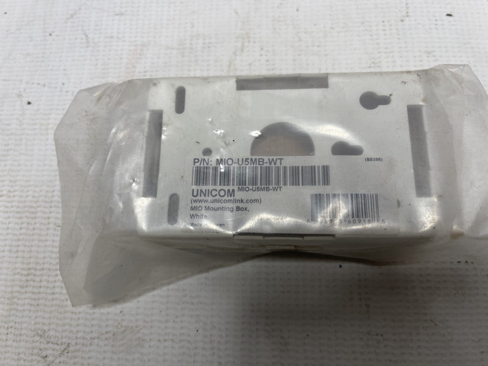 Unicom Electrical Mounting Box P/N MIO-U5MB-WT