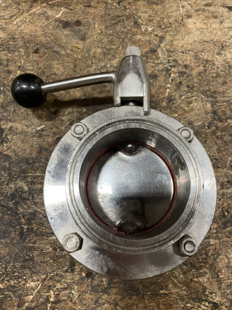 3” 316 Stainless Steel Manual Sanitary Butterfly Valve
