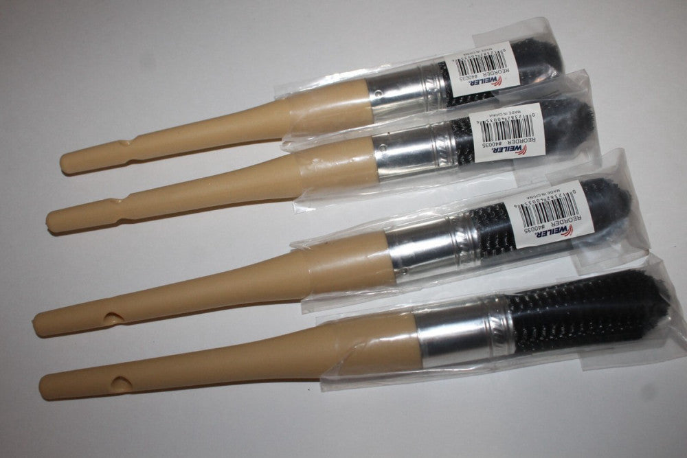 WEILER 40035 PARTS CLEANING BRUSH W/NYLON FIL (LOT OF 4) NEW!