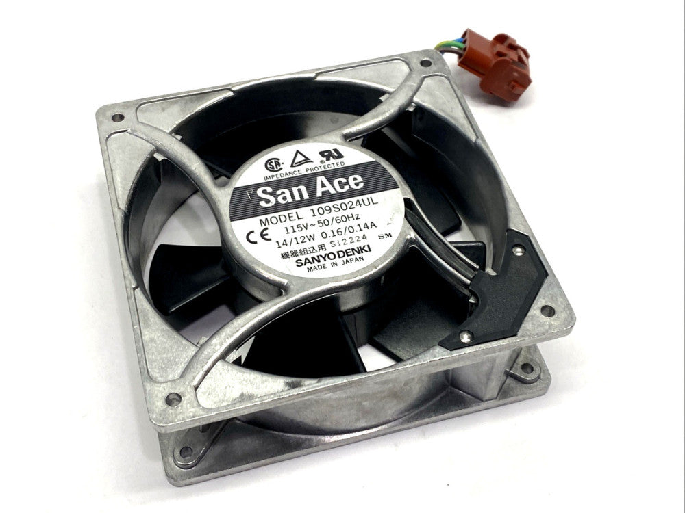 Sanyo Denki 109S024UL Axial Fan 120mm 0.14A 115V