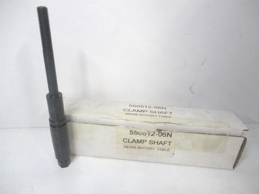 (550012-06N) 5/8" x 7-3/4" OAL News Rotary Table Clamp Shaft 