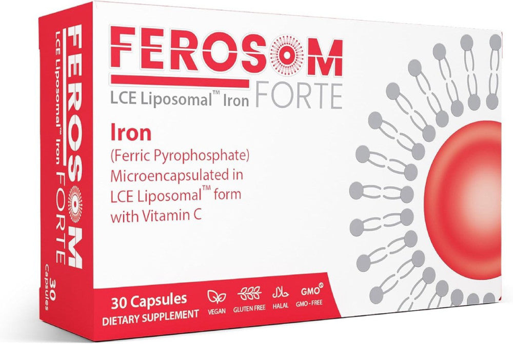LCE Liposomal Iron – Supplement Capsule Gentle on The Stomachs – 30g... 
