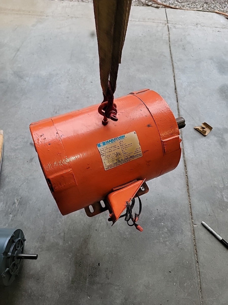 Marathon H126 10hp Motor 60hz 215T 3 Phase 1745 RPM 2VC215TTDR7026HT 208-230 460