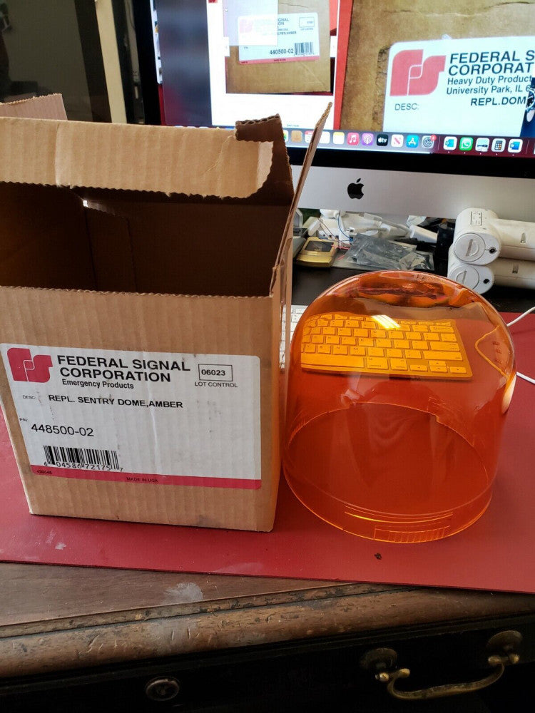 FEDERAL SIGNAL CORPORATION 448500-02 REPL.SENTRY DOME,AMBER ( B1-3)