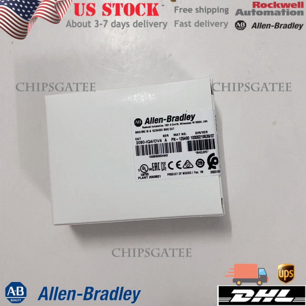 New Allen-Bradley 2080-IQ4OV4 Micro800 8 Point Digital Combo 1 PCS US Free Tax