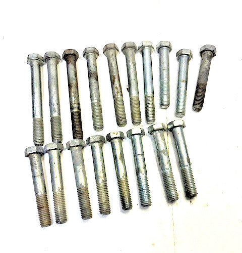 STEEL 5/8IN-10 HEX CAP SCREWS (LOT OF 18)
