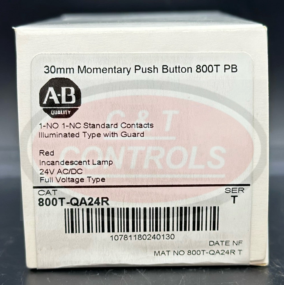 Allen Bradley 800T-QA24R Red Pushbutton Ext Guard New In Box USA Stock