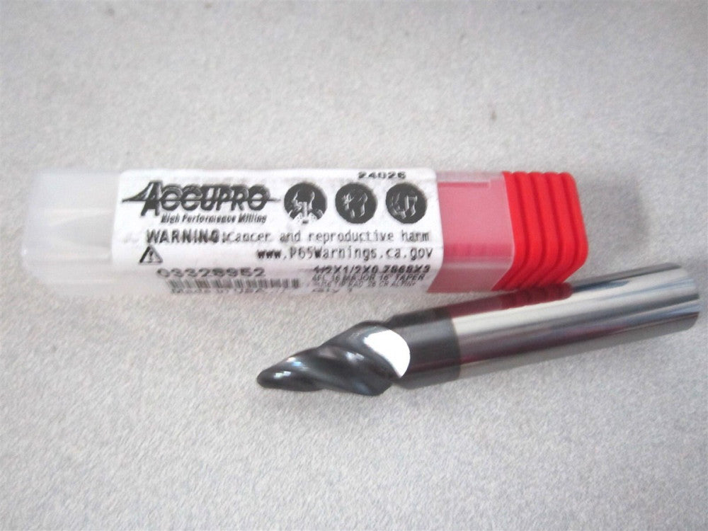 (14915614) 1/2" x 3" OAL Solid Carbide 4Fl AlTiN+ Barrel Cutter End Mill