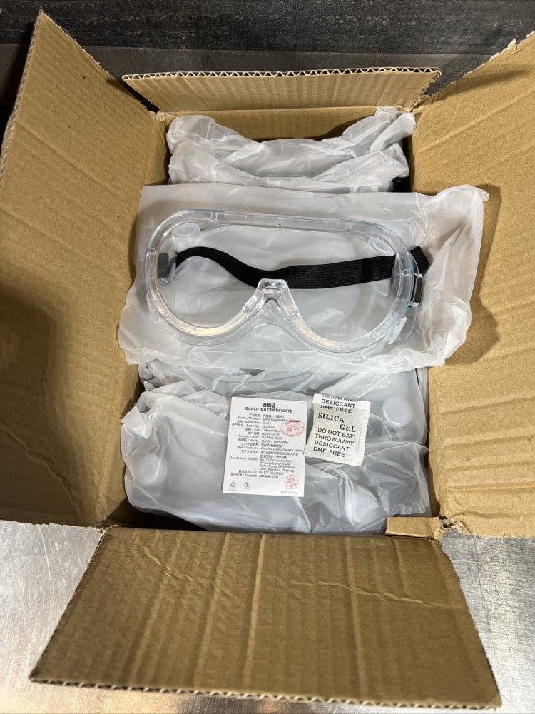 Nos Surplus Case Of 10 Eugenia SAFETY Googles Model SC423