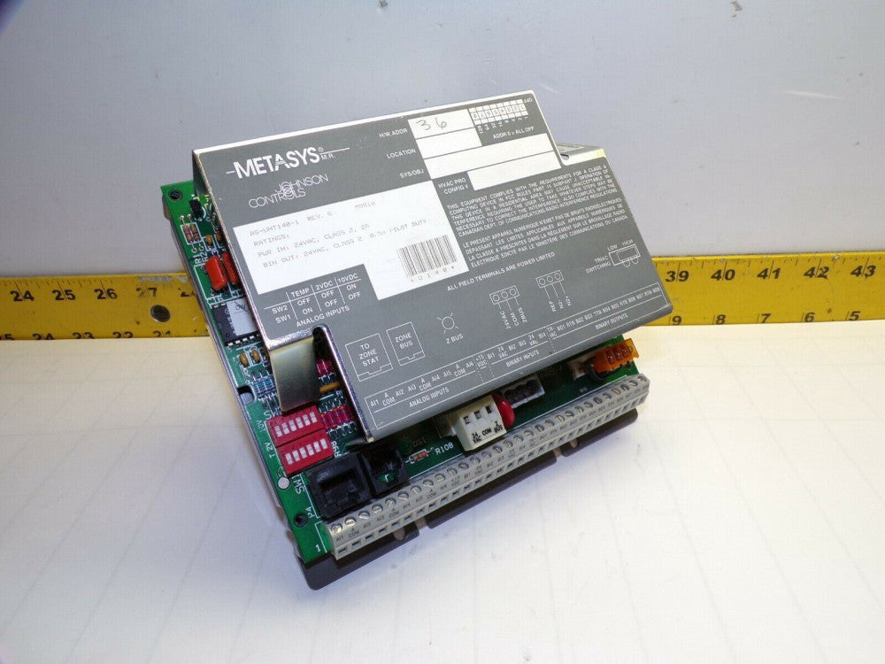 JOHNSON CONTROLS METASYS CONTROLLER  AS-UNT140-1 REV. G