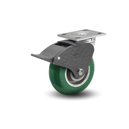 Albion 16Pm05228st 5" X 2" Non-Marking Polyurethane Round Swivel Caster, Total