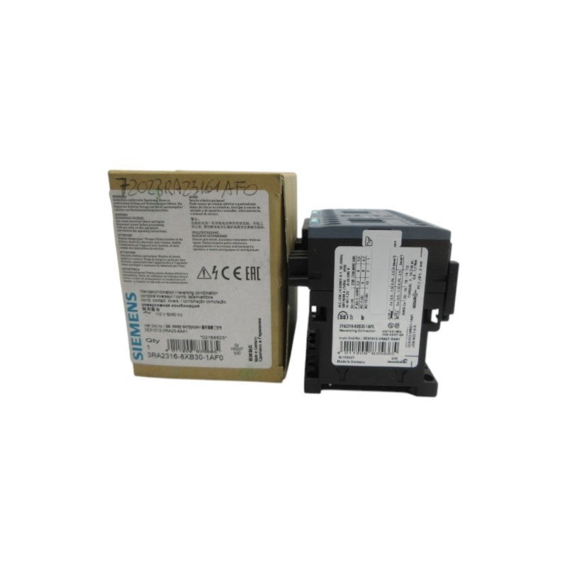 SIEMENS 3RA2316-8XB30-1AF0 110V NSMP