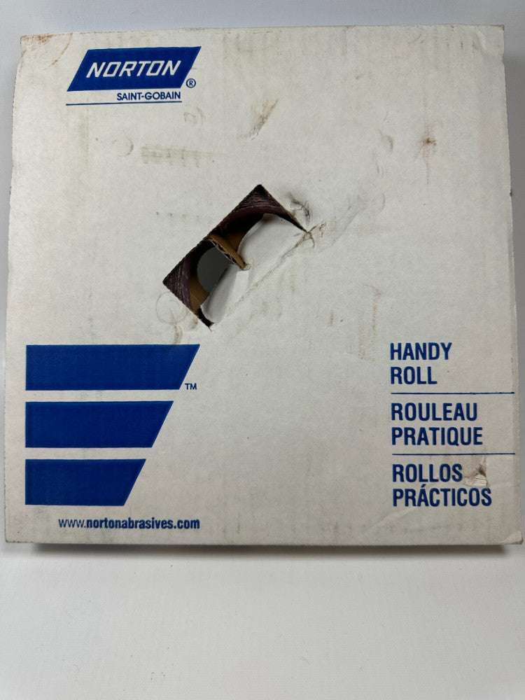 Norton 26276 K225 Metalite Abrasive Handy Roll - P80 1" x 50 Yard - New