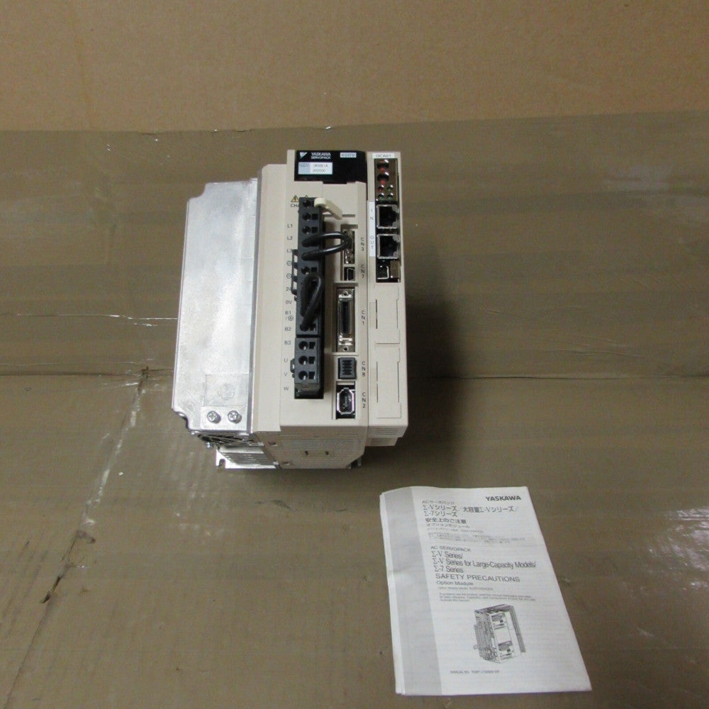 YASKAWA, SGDV-3R5DE1A002000, SERVOPACK SERVO DRIVE w/ ETHERCAT OPTION, N/NIB MO!