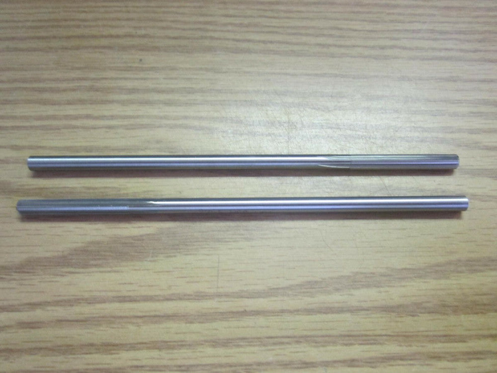 0.2265" x 0.2173" x 1-1/2" x 6" OAL HSS RH 6-Flute Chucking Reamers - Lot of 2 