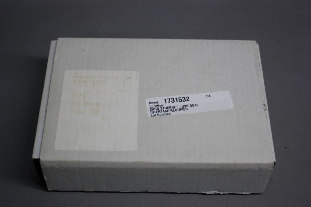 NEW ROHDE & SCHWARZ HO732 ETHERNET/USB INTERFACE CARD