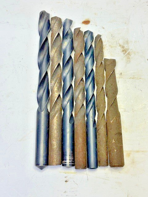 ASSORTED LOT OF 7 DRILL BITS
