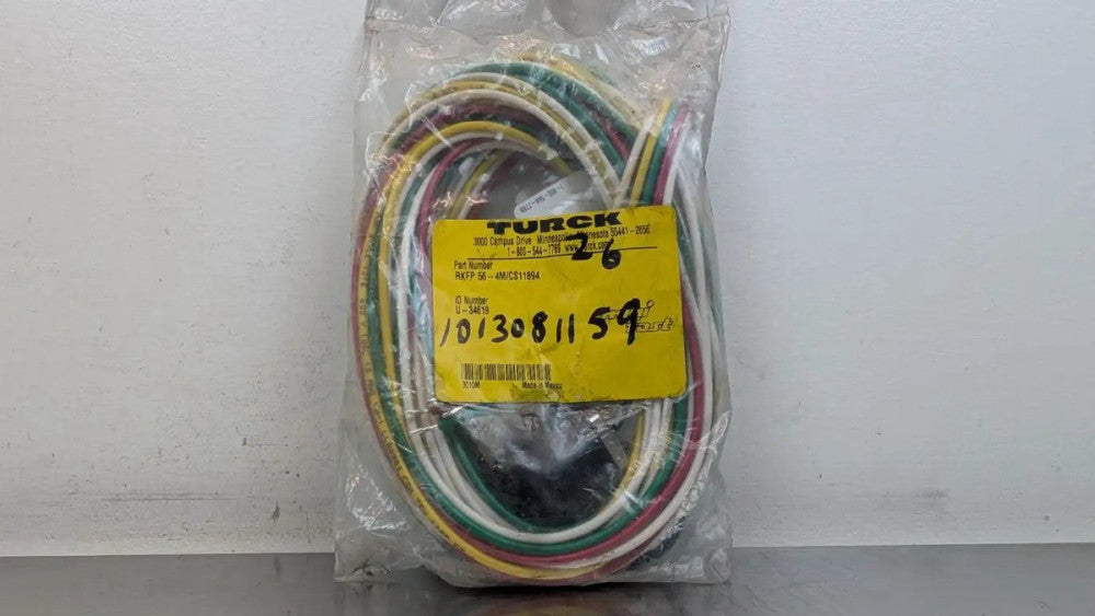 Turck RKFP 56-4M/CS11894 Single-Ended Receptacle U-34619 7/8" Female minifast