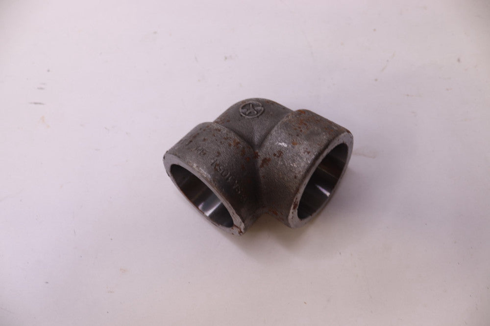 Extra Heavy Socket Weld 90 Degree Elbow Merchant Steel 3000 Lb 1-1/4" 
