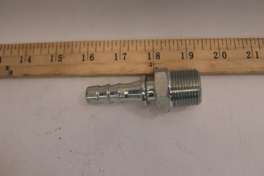 Dixon Boss Male Stem Plated Steel Bar Stock MS8X12