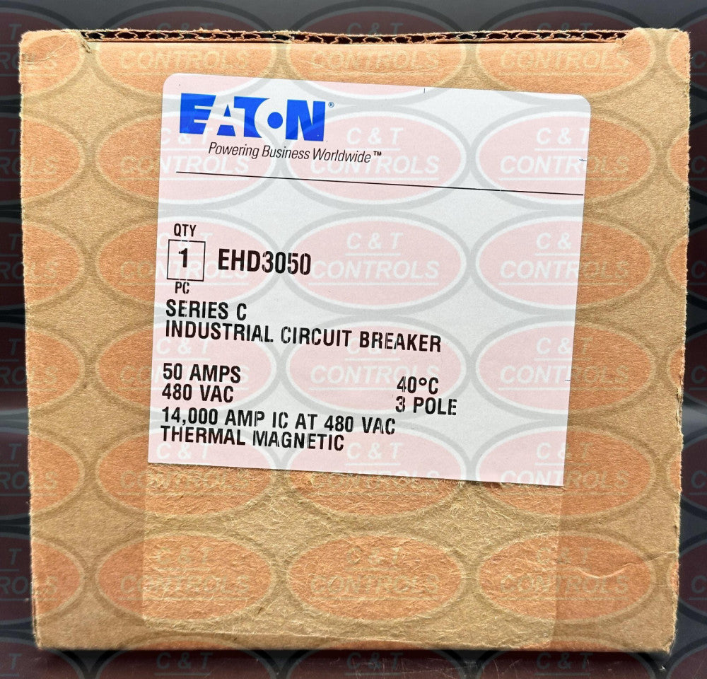 Eaton EHD3050 3P 50A 480V Circuit Breaker New In Box USA Stock