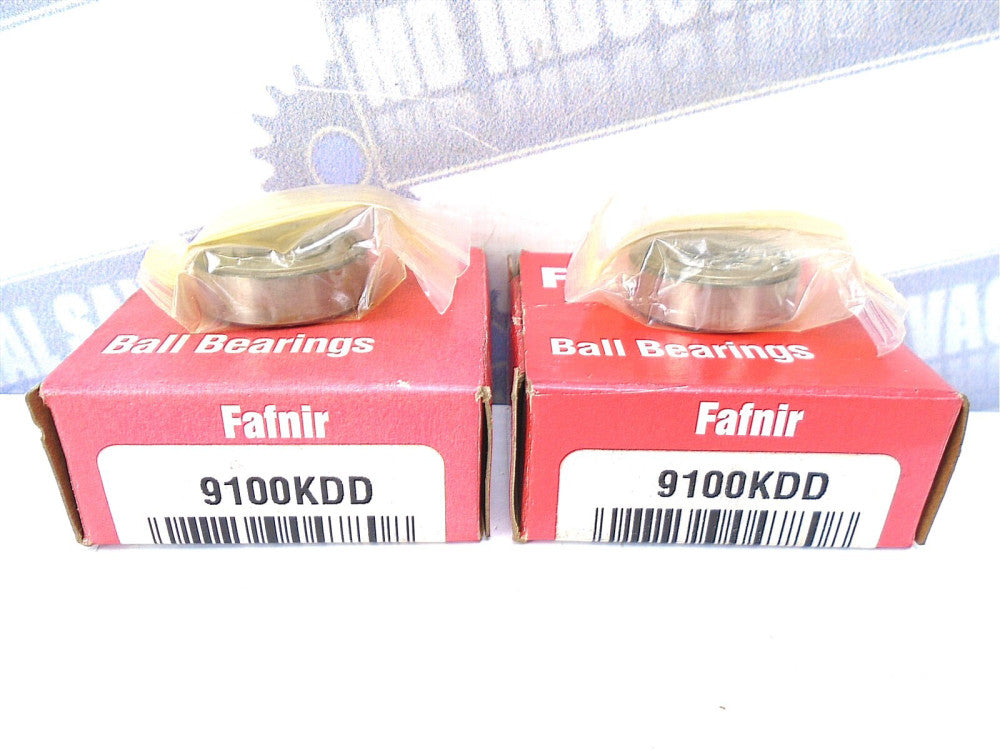 (Lot of 2) Fafnir - 9100KDD - Deep Groove Ball Bearing - 10MM Bore (NEW in BOX)
