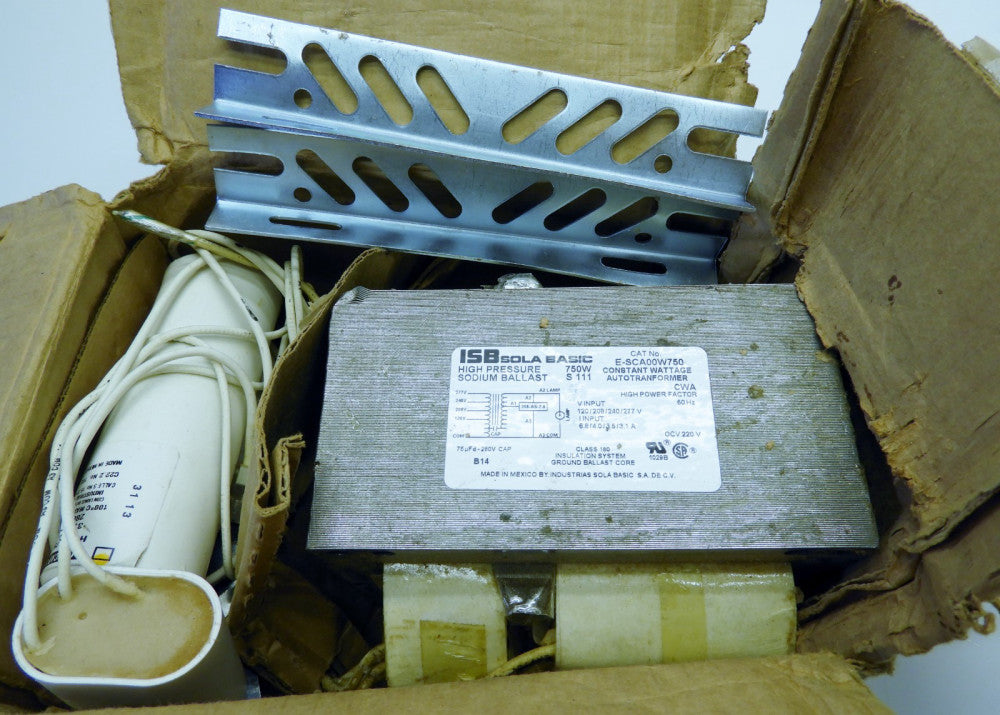 Sola E-SCA00W750 750W Ballast for High Pressure Sodium Lamp