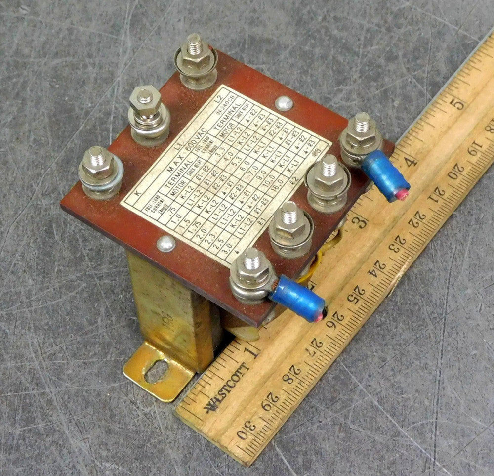Subakmoto Chain Co. - 240CB Current Transformer Shock Relay 600V AC 3 A IGG 5MA