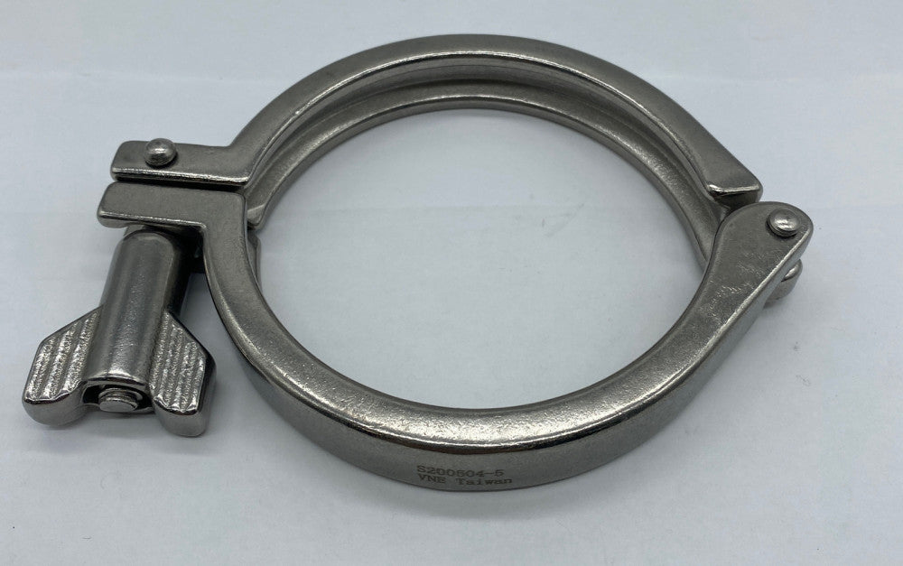 NEW VNE Corp. S200504-5 Stainless Clamp for 3-1/2" Tube OD Lot of 4