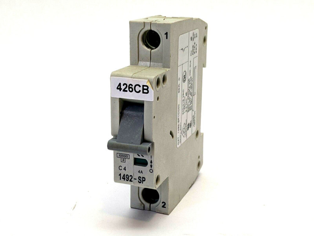 Allen Bradley 1492-SP1C040 Series C Single Pole Circuit Breaker 4A