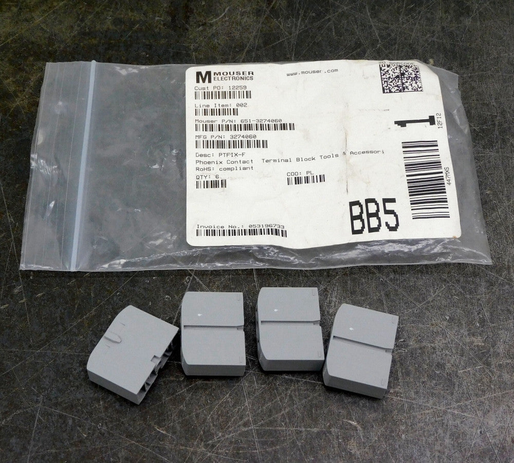 Phoenix Contact 3274060 Flange Terminal Block Lot of Four (4)