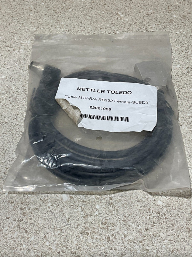 Mettler Toledo Cable MA2-R/A RS232 Female SUBD9 22021088 NEW