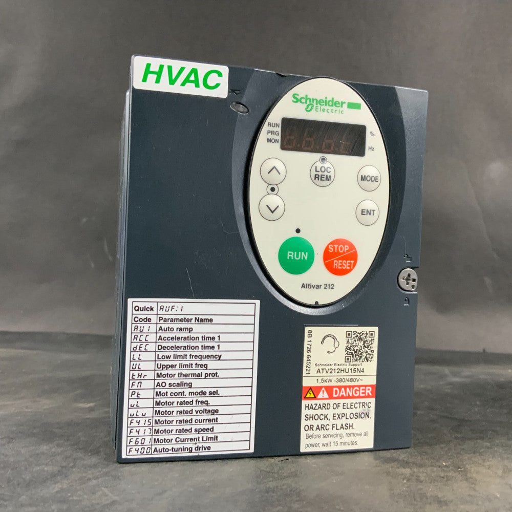 SCHNEIDER ELECTRIC ALTIVAR 212 ATV212HU15N4 AC DRIVE ($300 OBO)