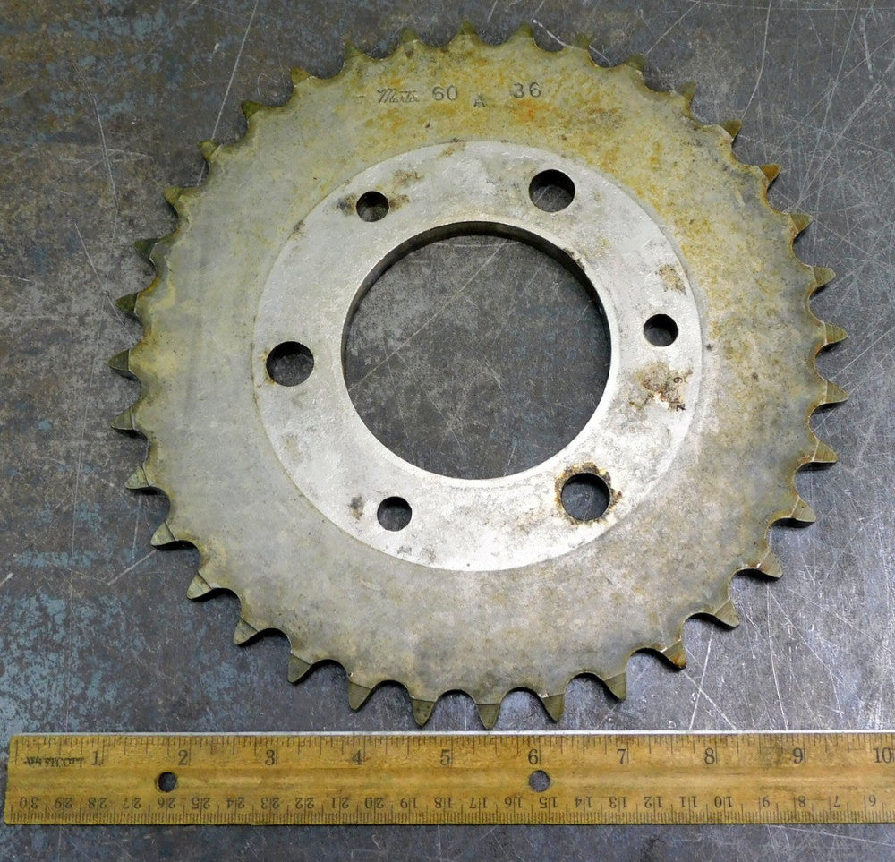 Martin 60A36 A-Plate Roller Chain Sprocket #60 36 Teeth 3-1/4" Bore