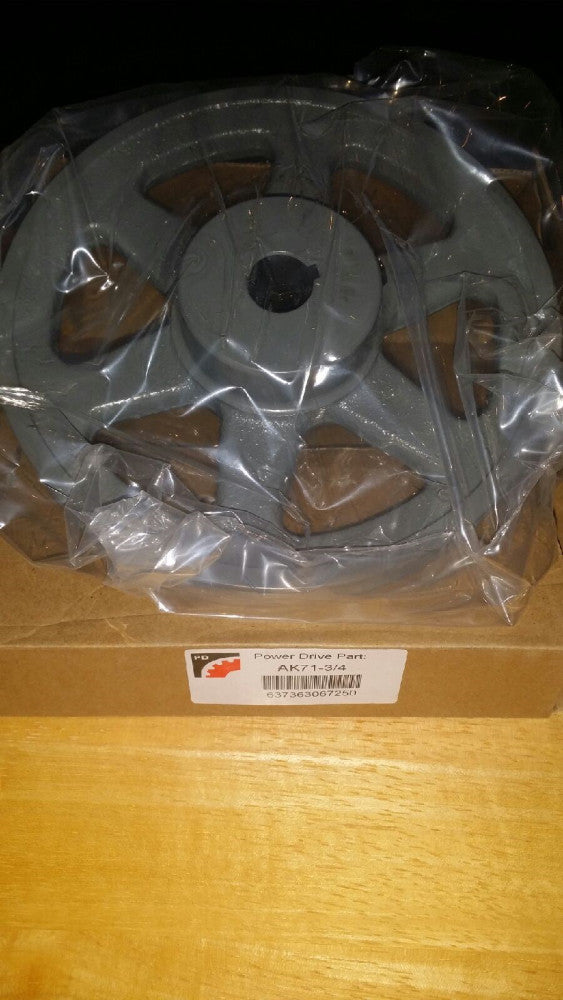 POWER DRIVE AK71-3/4 AK Finished Bore Pulley