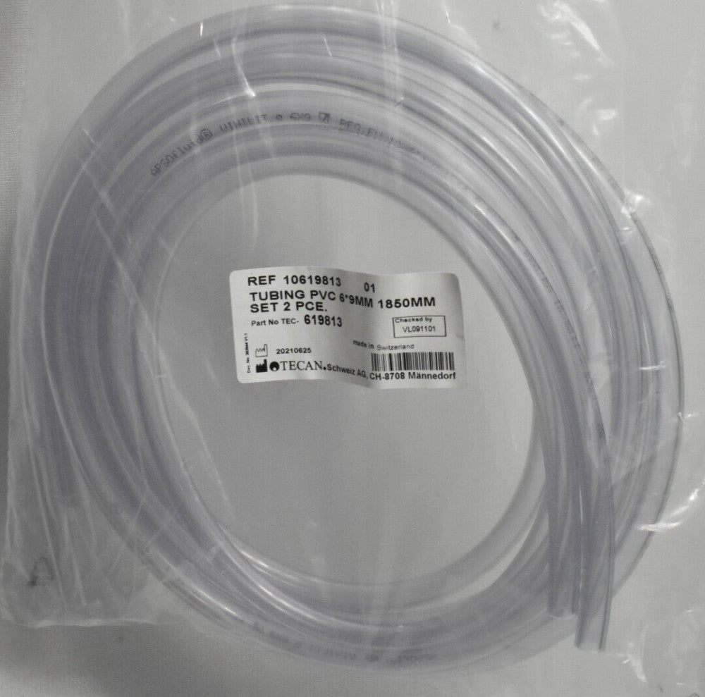 Tecan 10619813 PVC Tubing 6x9mm, 1850mm TEC-619813 (Set of 2)